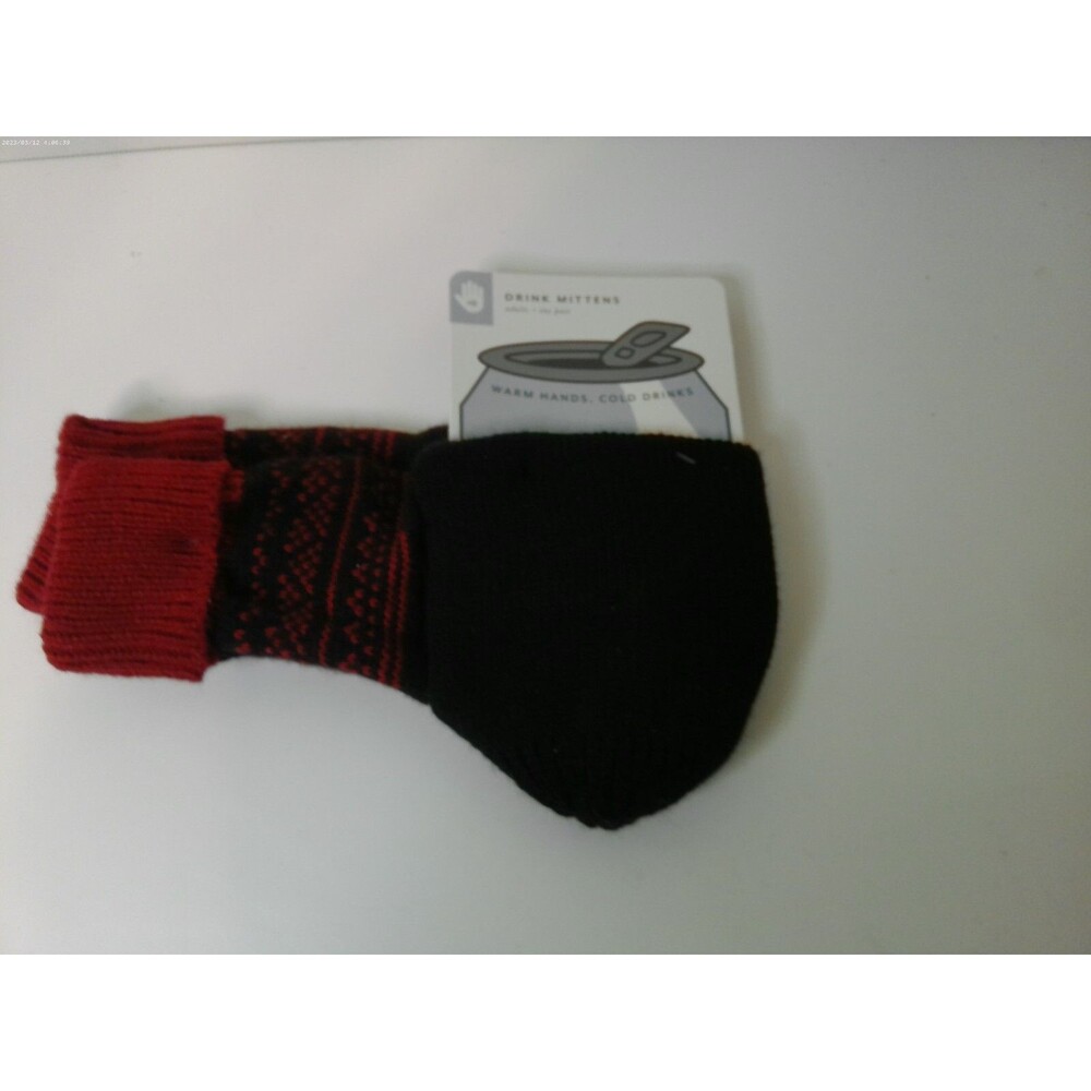 Drink Koozie Mittens - Keep Hands Warm Tailgating Sports Gertex NWT